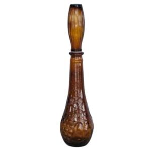 Dabs Portugal MCM Amber Glass Decanter Genie Bottle